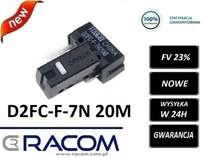 OMRON Switch Przycisk do myszki D2FC-F-7N 20M