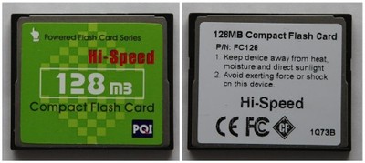 128 MB -- karta pamięci firmy PQI --- Hi-Speed ---
