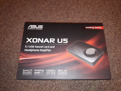 Karta dźwiękowa Asus Xonar U5 5.1 USB NOWA