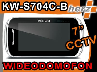 Wideodomofon MONITOR KENWEI KW-S704C-B CZARNY
