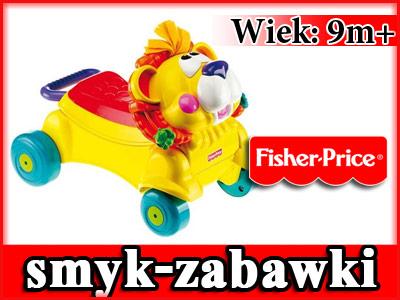 Fisher Price Chodzik Pchacz Wesoły Lew L4511 - 3761750303 - oficjalne  archiwum Allegro