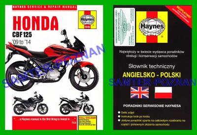 Honda CBF 125 (2009-2014) instrukcja napraw Haynes