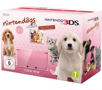 NINTENDO 3DS PINK + GRA NINTENDOGS+CATS KRAKÓW