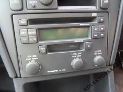 VOLVO HU-605 RADIO CD DO VOLVO V40 S40 V70 - 4386144849 - oficjalne  archiwum Allegro