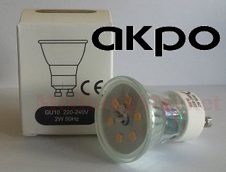 Żarówka LED GU10 mini do okapu AKPO WK-4, WK-6 itd - 6670961537 - oficjalne  archiwum Allegro