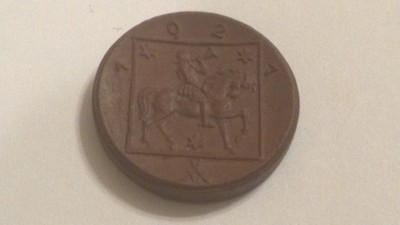 50 fenigów Gross-Wartenberg 1921 ceramika