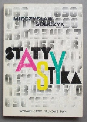 Statystyka  -  Mieczysław Sobczyk wyd.PWN