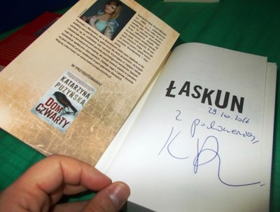 &quot;Łaskun&quot; K. Puzyńska - Autograf !!