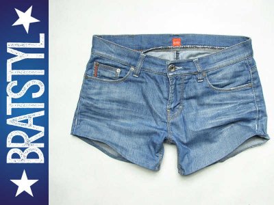 HUGO BOSS  ORANGE szorty krótkie spodenki jeans 80