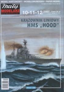 MM 10-11-12/2007 Krążownik liniowy HMS HOOD