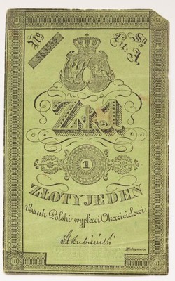 1 złoty 1831 r. - Powstanie Listopadowe - Rzadki