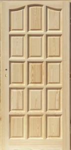 drewniane sosnowe drzwi z futryna  -wyprzedaz
