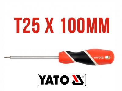 Wkrętak TORX security T25x100mm YATO YT-25958