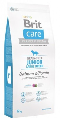 Brit Care Grain Free Junior Large Salmon Łosoś 12k