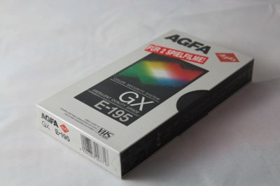 Nowa Kaseta VHS Agfa GX E-195 Security Color Folia