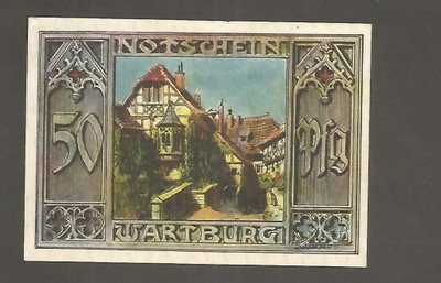 NIEMCY  WERTBURG  - 50 fenigów  - 1922  rok