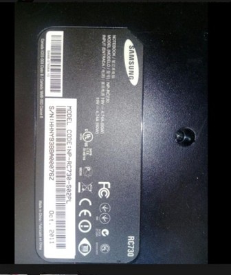 Samsung RC730 S02PL uszkodzona płyta