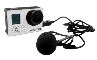 Mikrofon krawatowy do GoPro Hero 5 NOWOŚĆ 2016 - 6511331102 - oficjalne  archiwum Allegro