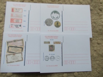 DNI HISTORII PŁOCKA Płock kartki pocztowe x 4