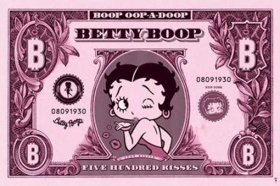 Betty Boop (Dollar) - plakat 91,5x61 cm PROMOCJA