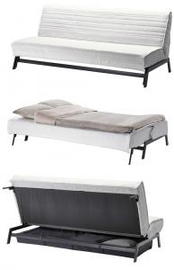 IKEA KARLABY Sofa 3-os. rozkładana łóżko PROMOCJA - 5973648042 - oficjalne  archiwum Allegro