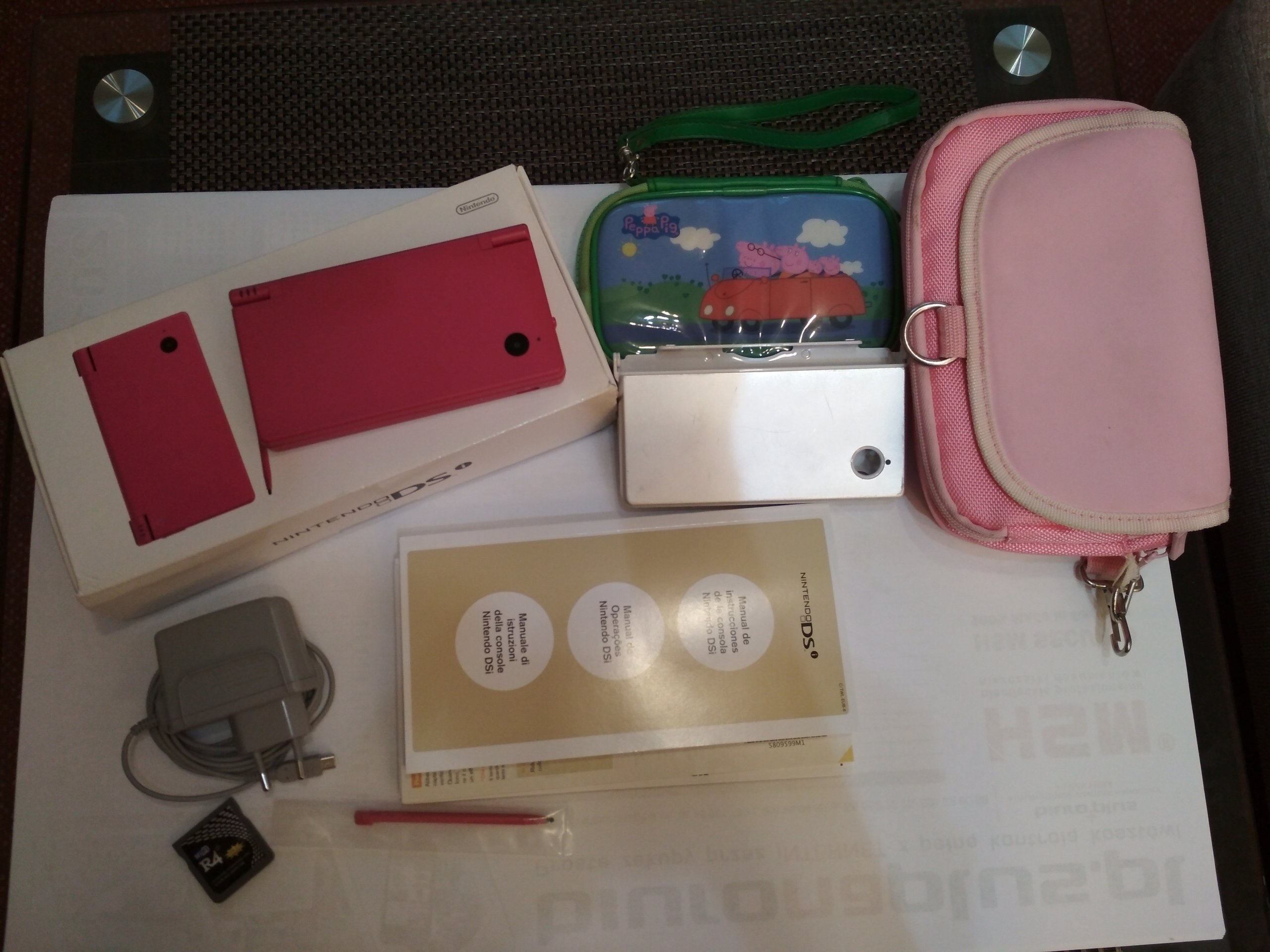 Nintendo DSi pudełko, instrukcja ,nagrywarka