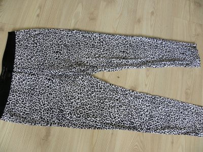 Biało-Czarne Damskie Spodnie MOHITO r.36 S