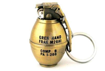 Zapalniczka kolekcjonerska granat wojskowa