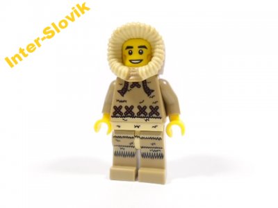 LEGO FIGURKA MĘŻCZYZNA ESKIMOS MINIFIGURES