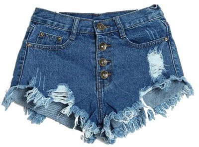Krótkie spodenki damskie szorty jeansowe L 40 - 6384388191 - oficjalne  archiwum Allegro