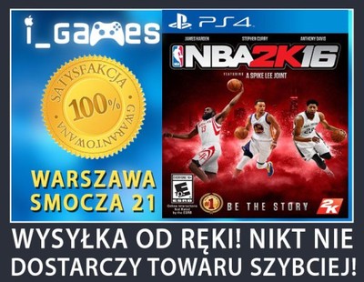 PS4 NOWA NBA 2K16 +DLC OD RĘKI WARSZAWA SMOCZA 21
