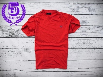 Fred Perry T-shirt Męski Koszulka Bawełna Red *M*