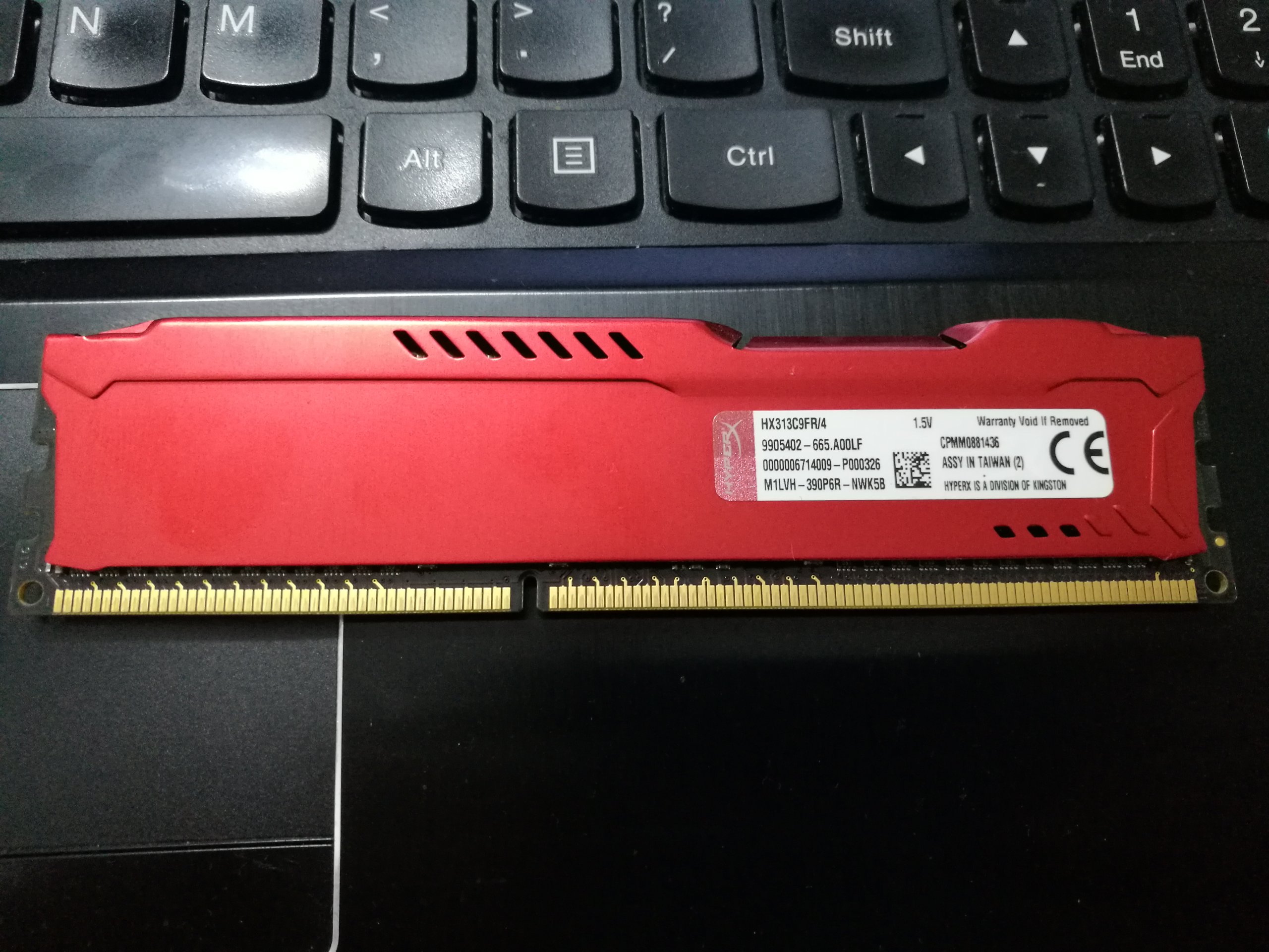 Pamięć ram HyperX Fury 4gb DDR3 1333MHz