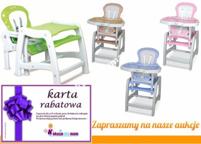 OKAZJA 2w1 krzesełko - stolik SUPER CENA +RABAT ##