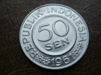 Indonezja 50 Sen 1961r-okołomennicza