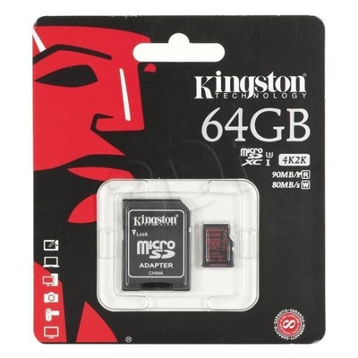 Kingston micro SDHC SDCA3/64GB 64GB Class 10,UHS C