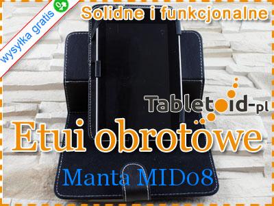 OBRACANE etui do tabletu tableta - Manta MID08