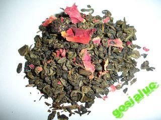 Herbata zielona wiśnie z różą Gunpowder Rose 50g