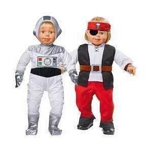 Ubranka SMOBY dla lalki Roby Pirat i kosmonauta **