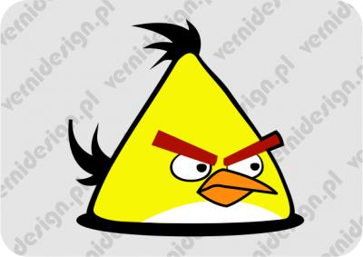 Naklejka Angry Birds YellowBird JAKOŚĆ 12cm GRATIS