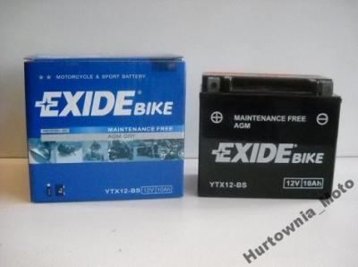 Akumulator EXIDE YTX12-BS CBTX12-BS Poznań +KWAS