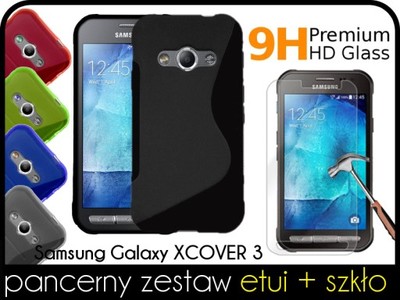 Pancerny zestaw etui+szkło Samsung Galaxy XCOVER 3 - 5462839362 - oficjalne  archiwum Allegro