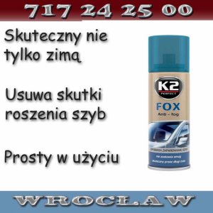 FOX K2 ZAPOBIEGA PAROWANIU SZYB BEZ SMUG