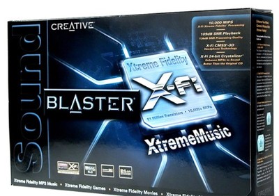 CREATIVE X-Fi XtremeMusic Karta Dźwiękowa BOX! GW