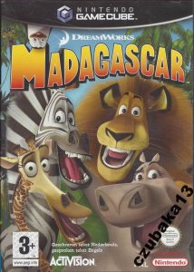 MADAGASCAR NINTENDO GAMECUBE NOWA FOLIA UNIKAT