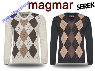 Swetry męskie MAGMAR V-NECK sweter męski serek L - 5921162968 - oficjalne  archiwum Allegro