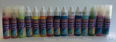 Farba do Tkanin PENTART Textil Metallic 20 ml