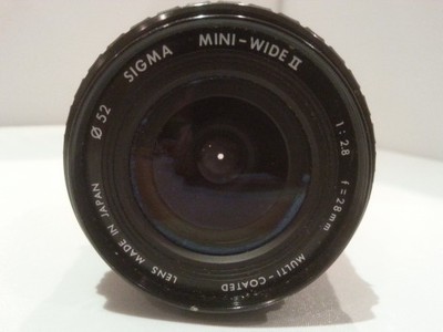 Sigma Mini-Wide II f-28 1:2.8 bagnet Konica