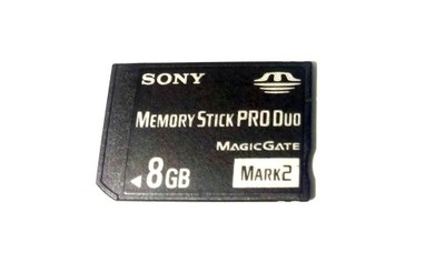 KARTA PAMIĘCI MEMORY STICK PRO Duo 8GB SONY MARK 2
