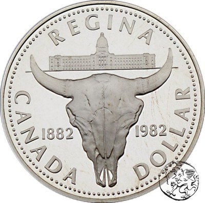 Kanada, 1 dolar, 1982, Bizon (2)